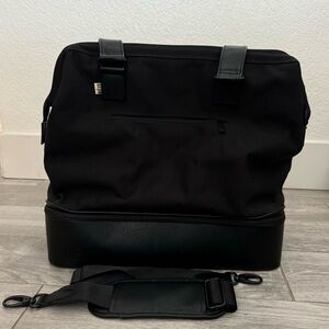 BEIS BLACK MINI WEEKENDER BAG
